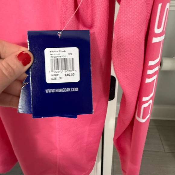 Womens huk 1/4 zip with hood brand new with tags size xl (fits like a large) - Picture 2 of 4